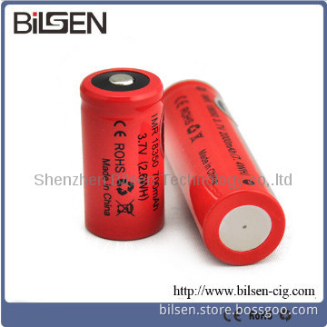 E cig rechargeable Dry Cell of 18650 and 18350 Battery AW
